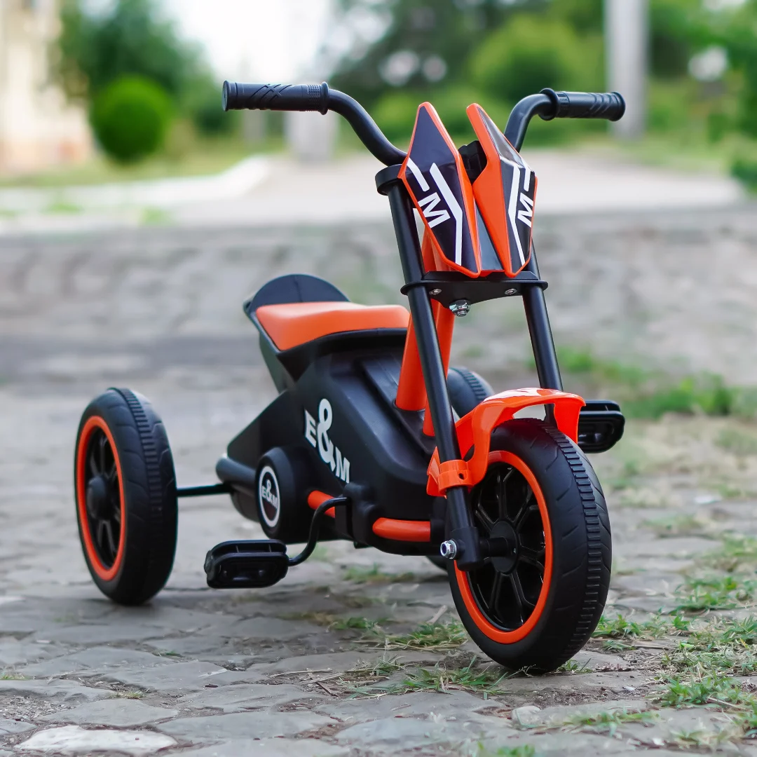 Tricicleta cu pedale pentru copii, Kinderplay G301, verde [9]