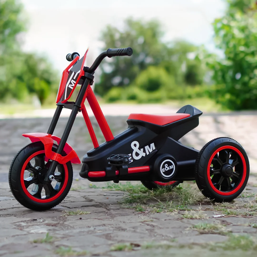 Tricicleta cu pedale pentru copii, Kinderplay G301, rosie [3]