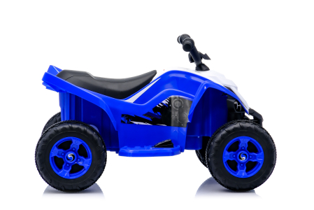 ATV electric pentru copii, Kinderplay Raptor, 80W, 12V, roti moi, telecomanda inclusa, albastru [5]
