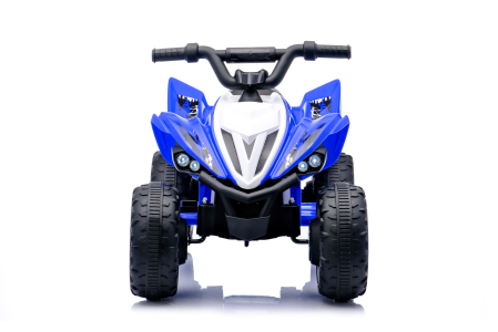 ATV electric pentru copii, Kinderplay Raptor, 80W, 12V, roti moi, telecomanda inclusa, albastru [3]