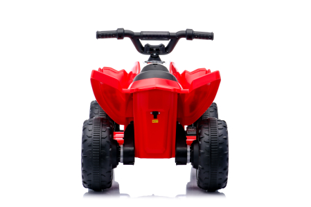 ATV electric pentru copii, Kinderplay Raptor, 80W, 12V, roti moi, telecomanda inclusa, rosu [3]