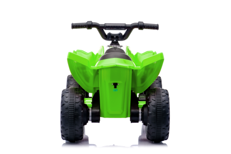 ATV electric pentru copii, Kinderplay Raptor, 80W, 12V, roti moi, telecomanda inclusa, verde [5]