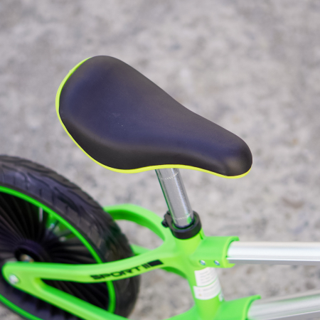 Bicicleta de echilibru pentru copii Kinderplay Explorer Bike, 2-5 ani, roti moi din spuma 12inch, verde [7]