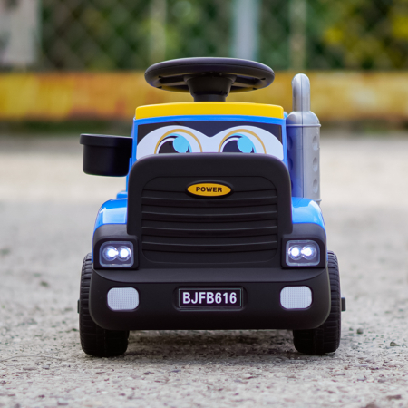 Camion electric pentru copii, Kinderplay Lightning 33,  30W, 6V, albastru inchis [3]