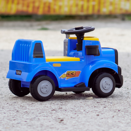 Camion electric pentru copii, Kinderplay Lightning 33,  30W, 6V, albastru inchis [5]