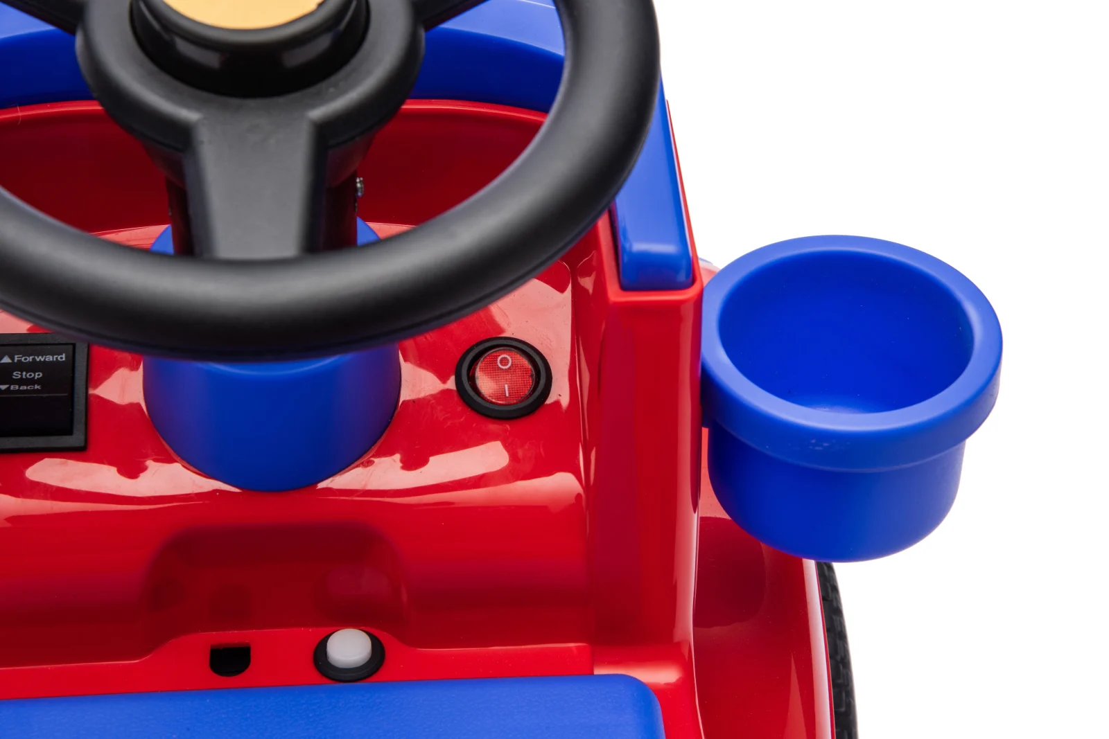 Camion electric pentru copii, Kinderplay Lightning 33,  30W, 6V, rosu [5]