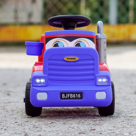 Camion electric pentru copii, Kinderplay Lightning 33,  30W, 6V, rosu [2]