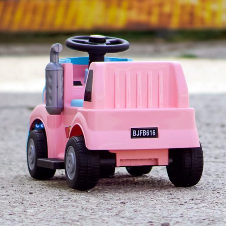 Camion electric pentru copii, Kinderplay Lightning 33,  30W, 6V, roz [5]