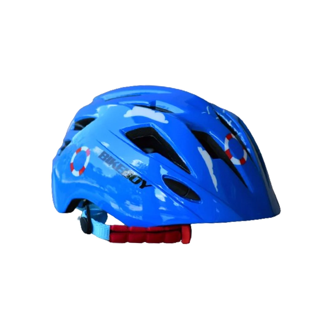 Produse in stoc - Casca de protectie pentru copii, marime ajustabila, cu lumini , albastra