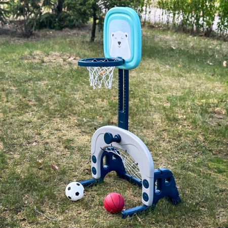 Centru de joaca cu poarta de fotbal si cos de baschet pentru copii Kinderplay [5]