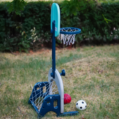 Centru de joaca cu poarta de fotbal si cos de baschet pentru copii Kinderplay [4]