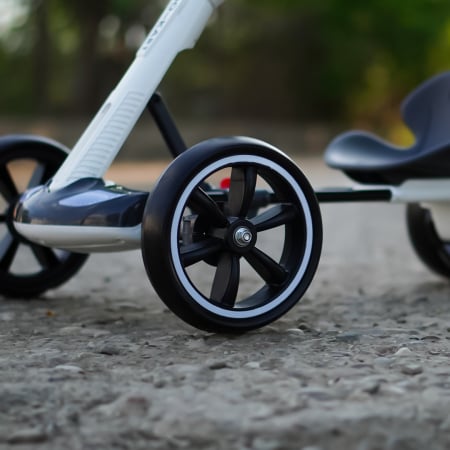 Go Kart electric pentru copii 3 - 7 ani alb [11]