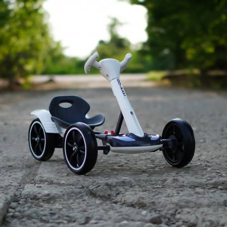 Go Kart electric pentru copii 3 - 7 ani alb [9]