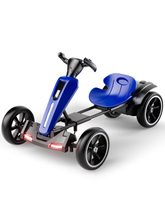 Karturi cu pedale - GoKart V2 electric pentru copii 3 - 7 ani albastru