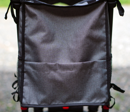 Kinderplay Baby, carucior, tricicleta multifunctionala pentru copii intre 1 si 5 ani, pliabila si reglabila, roti moi, gri [18]