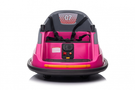 Kinderplay Bumper, masinuta busitoare electrica pentru copii, 12V 70W, telecomanda inclusa, roz [1]