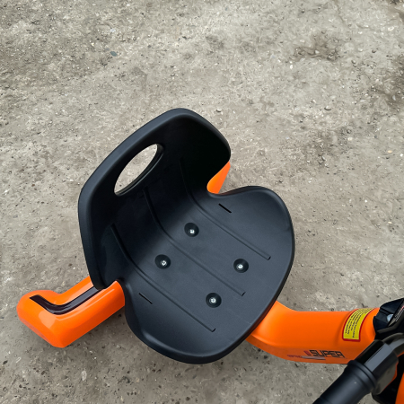 Kinderplay Slider 360, tricicleta electrica 12V pentru copii de 4–7 ani, orange [11]