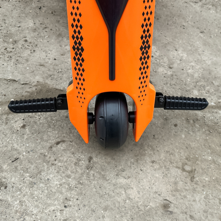 Kinderplay Slider 360, tricicleta electrica 12V pentru copii de 4–7 ani, orange [13]