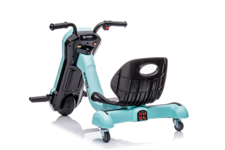 Kinderplay Slider 360, tricicleta electrica 12V pentru copii de 4–7 ani, culoare albastra [1]