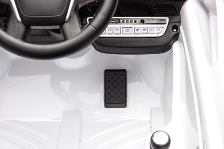 Masinuta electrica pentru copii 2-5 ani, RUF CTR 3 70W 12V, echipata premium, alba [7]