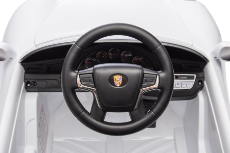 Masinuta electrica pentru copii 2-5 ani, RUF CTR 3 70W 12V, echipata premium, alba [6]