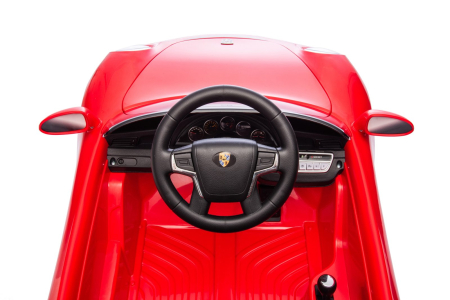 Masinuta electrica pentru copii 2-5 ani, RUF CTR 3 70W 12V, echipata premium, rosie [7]