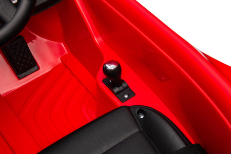 Masinuta electrica pentru copii 2-5 ani, RUF CTR 3 70W 12V, echipata premium, rosie [6]