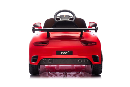 Masinuta electrica pentru copii 2-5 ani, RUF CTR 3 70W 12V, echipata premium, rosie [3]