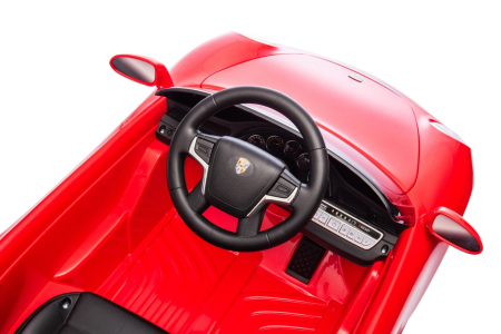 Masinuta electrica pentru copii 2-5 ani, RUF CTR 3 70W 12V, echipata premium, rosie [5]