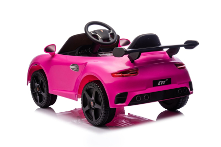 Masinuta electrica pentru copii 2-5 ani, RUF CTR 3 70W 12V, echipata premium, roz [1]