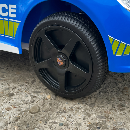 Masinuta electrica pentru copii 2-5 ani, RUF CTR 3 Police, 70W 12V, echipata premium, albastra [13]