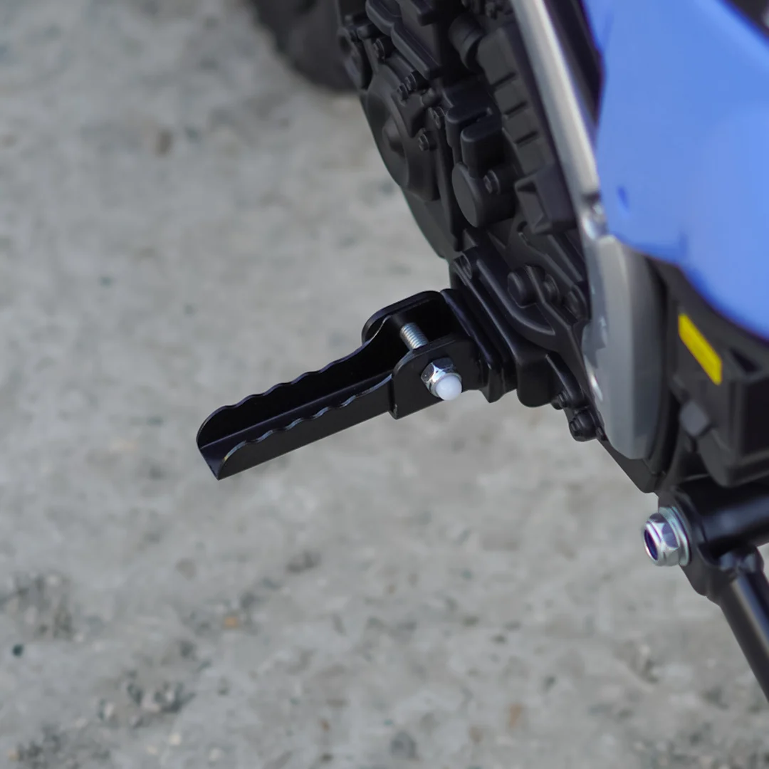 Motocicleta electrica pentru copii 5-10 ani, Honda CRF450 250W, 24V, roti gonflabile, albastra [12]