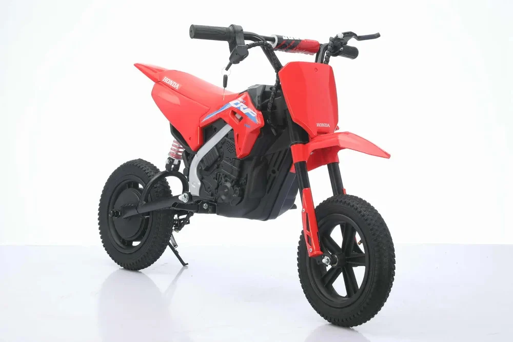 Motocicleta electrica pentru copii 5-10 ani, Honda CRF450 250W, 24V, roti gonflabile, rosie [1]