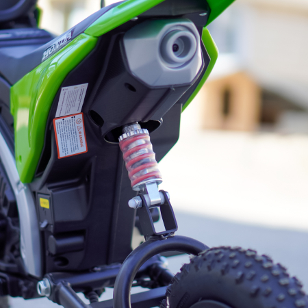 Motocicleta electrica pentru copii 5-10 ani, Honda CRF450 250W, 24V, roti gonflabile, verde [7]