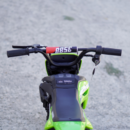 Motocicleta electrica pentru copii 5-10 ani, Honda CRF450 250W, 24V, roti gonflabile, verde [8]