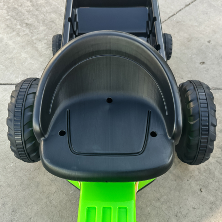Pachet Kinderplay Joaca si Constructie pentru copii - Tractoras cu pedale + Set construcție excavator cu telecomanda, 544 de piese [9]