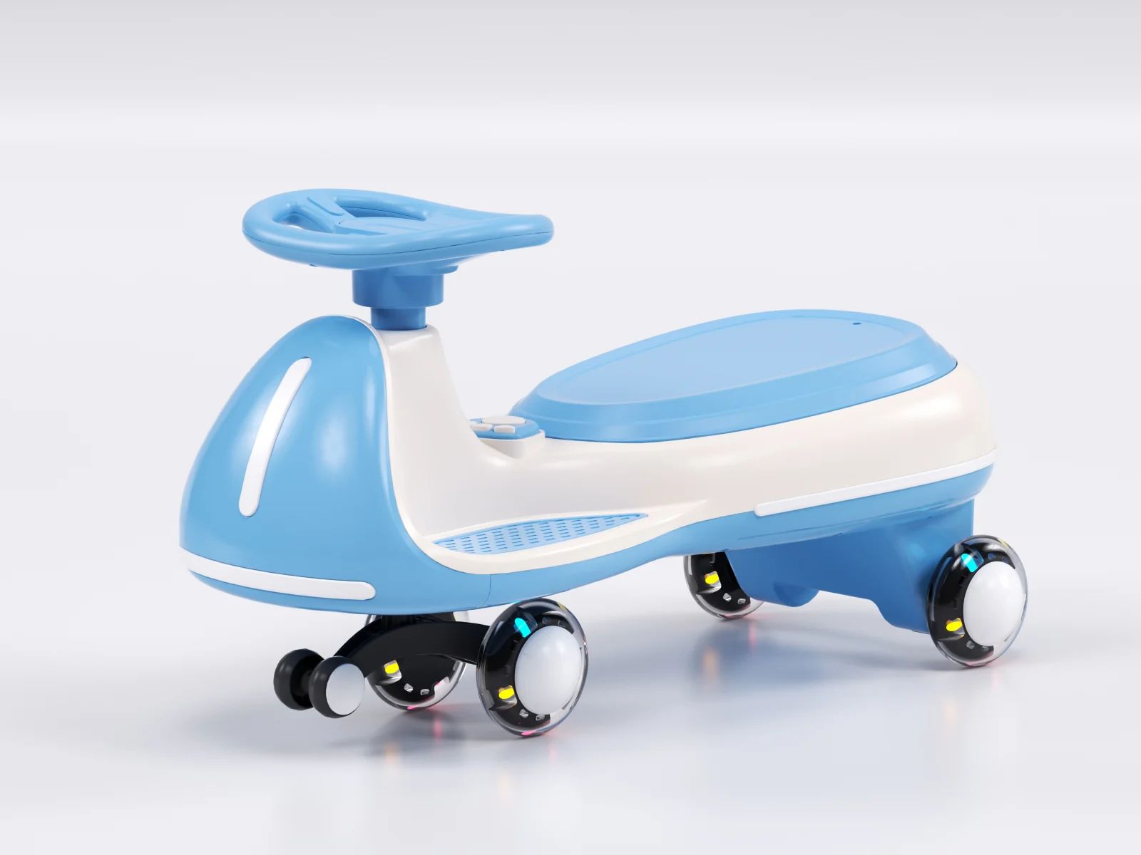 Produse in stoc - Placa electrica Kinderplay Wiggle CAR 360, pentru copii intre 3 si 7 ani, 12V 90W, albastra
