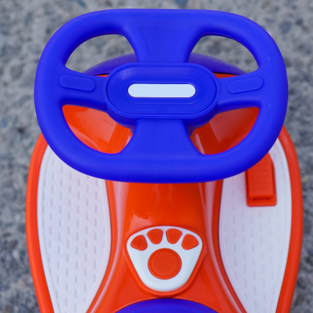 Placa electrica Kinderplay Wiggle CAR 360, pentru copii intre 3 si 7 ani, 12V 90W, orange [12]