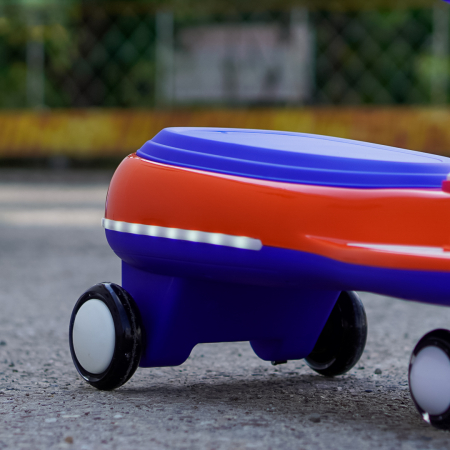 Placa electrica Kinderplay Wiggle CAR 360, pentru copii intre 3 si 7 ani, 12V 90W, orange [9]