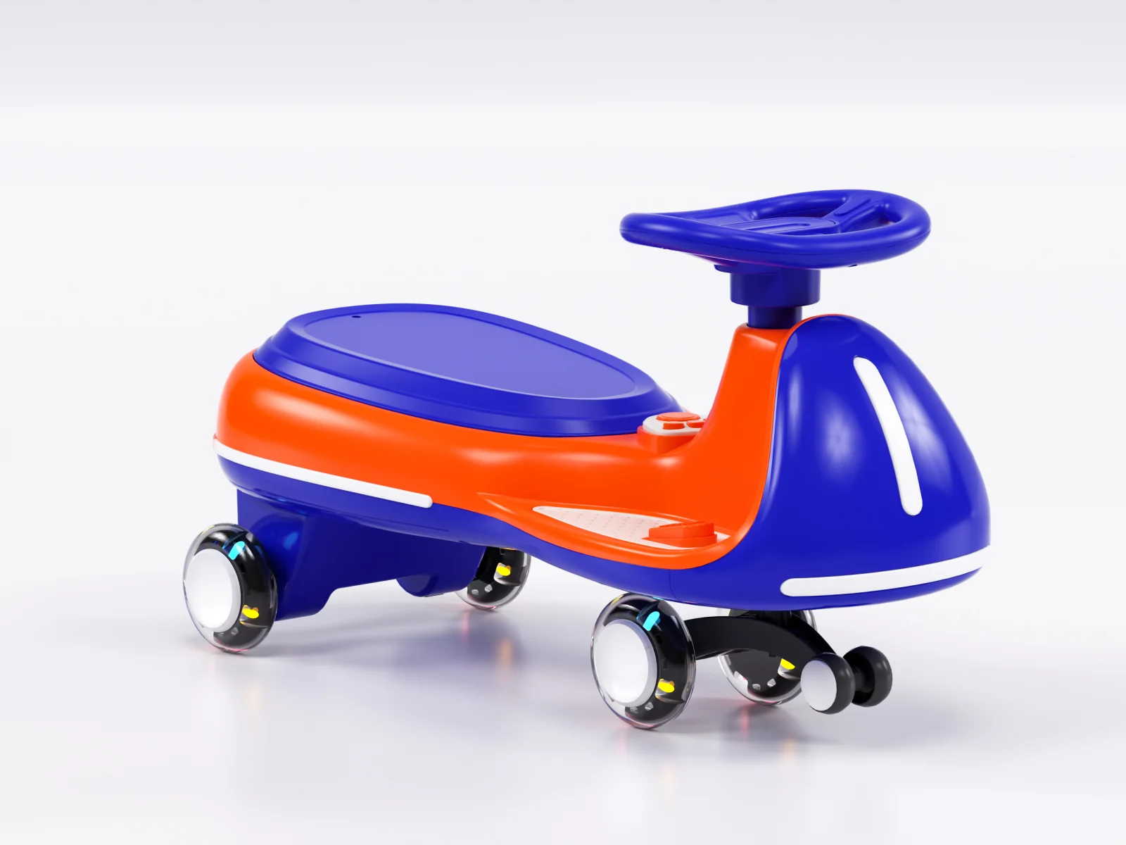 Placa electrica Kinderplay Wiggle CAR 360, pentru copii intre 3 si 7 ani, 12V 90W, orange [3]