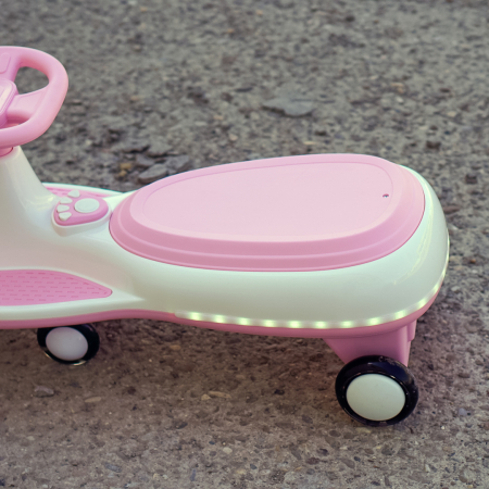 Placa electrica Kinderplay Wiggle CAR 360, pentru copii intre 3 si 7 ani, 12V 90W, roz [13]