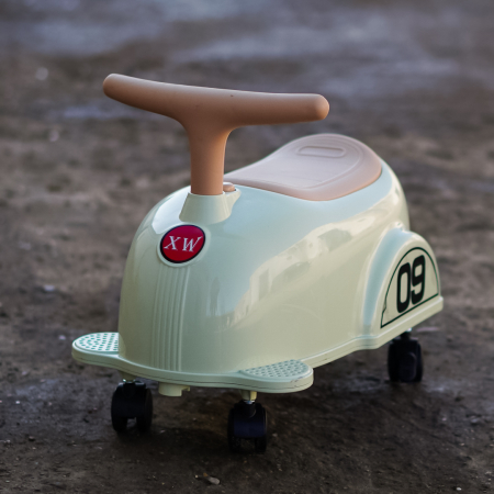 Premergator Kinderplay BabyCar tip masinuta, pentru copii intre 1 si 2 ani, design ergonomic, echipare standard, verde [7]