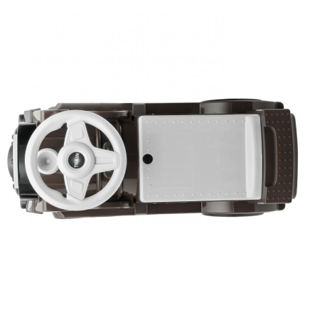 Premergator trenulet, Kinderplay Vintage Train, pentru copii, 18-30 luni, roti EVA, maro [9]