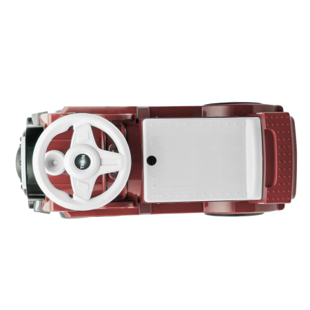 Premergator trenulet, Kinderplay Vintage Train, pentru copii, 18-30 luni, roti EVA, rosu [3]