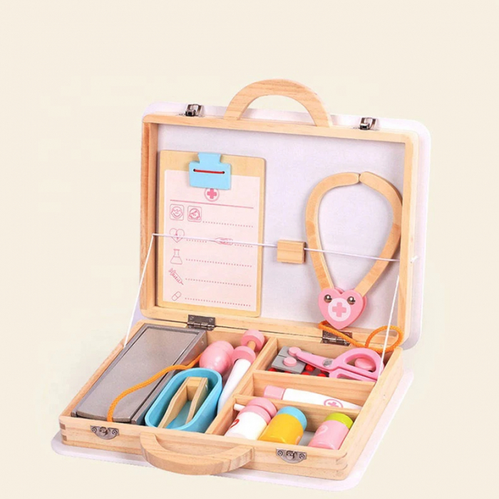 Trusa doctor lemn cu 16 accesorii [4]