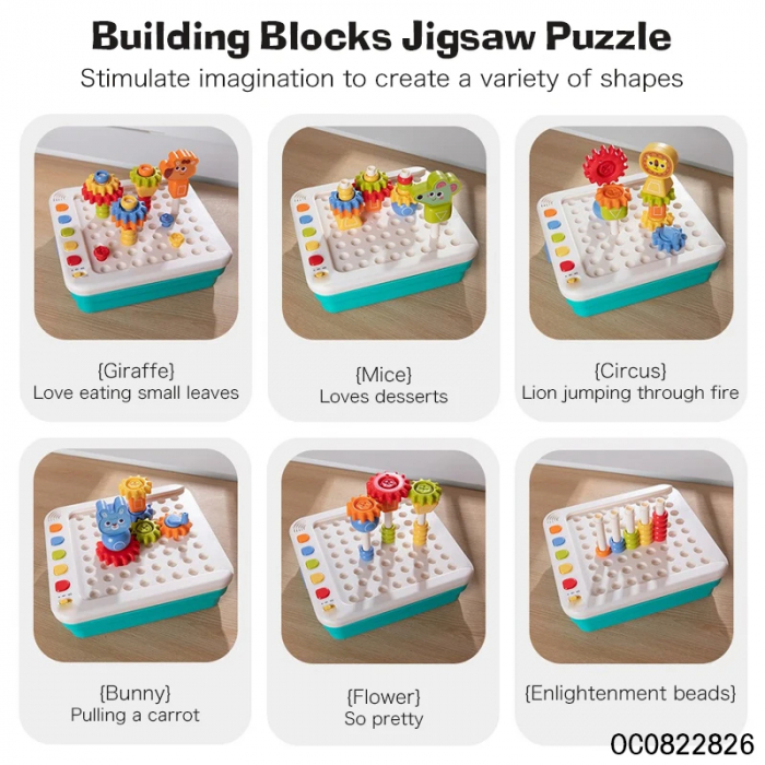 Joc Interactiv Montessori Holla cu Sunete si Puzzle-uri [5]