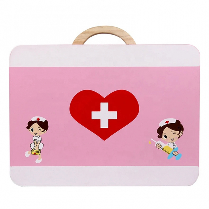 Trusa doctor lemn cu 16 accesorii [5]