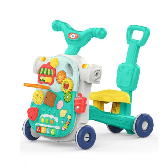 Antemergator Multifunctional 4 in 1 pentru Bebelusi - Tricicleta si Masuta de Joaca [8]