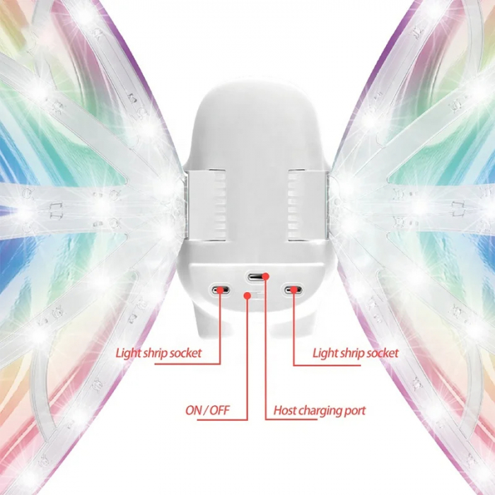 Aripi de Fluture Magice cu Lumini si Muzica – Accesoriu Interactiv pentru Fetite [6]