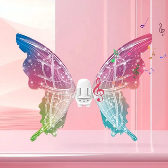 Aripi de Fluture Magice cu Lumini si Muzica – Accesoriu Interactiv pentru Fetite [4]